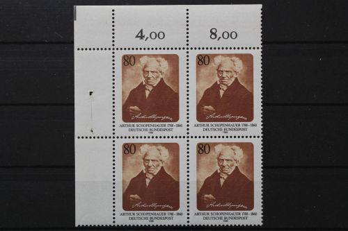 Deutschland, MiNr. 1357 Viererblock Ecke links oben, postfrisch