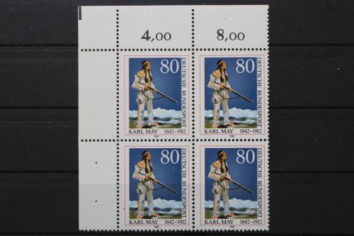 Deutschland, MiNr. 1314 Viererblock Ecke links oben, postfrisch