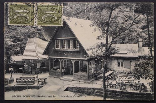 Uttewald, Restaurant im Uttewalder Grund, Sächsische Schweiz