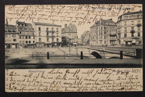 Strassburg, Küssstrasse, Brücke