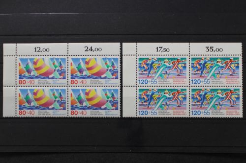 Deutschland, MiNr. 1310-1311 Viererblock Ecke li oben, postfrisch