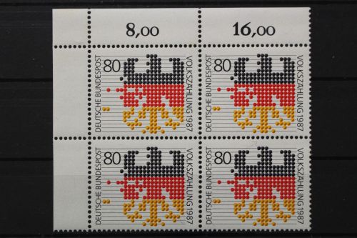 Deutschland, MiNr. 1309 Viererblock Ecke links oben, postfrisch