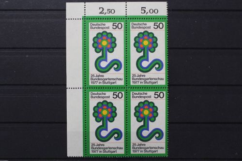 Deutschland, MiNr. 927 Viererblock Ecke links oben, postfrisch