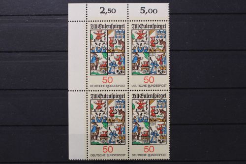 Deutschland, MiNr. 922 Viererblock Ecke links oben, postfrisch