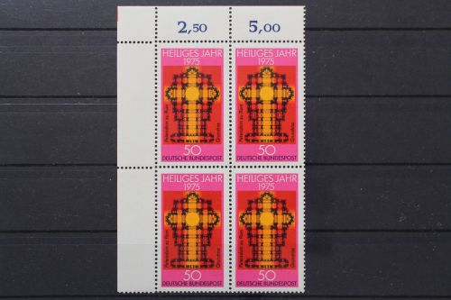 Deutschland, MiNr. 834 Viererblock Ecke links oben, postfrisch