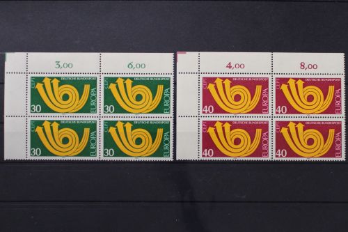Deutschland, MiNr. 768-769 Viererblock Ecke li. oben, postfrisch