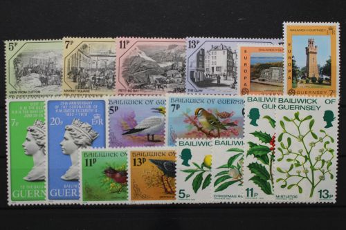 Guernsey, MiNr. 157-172 Jahrgang 1978, postfrisch