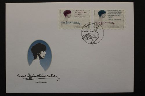 Liechtenstein, MiNr. 1124-1125, FDC