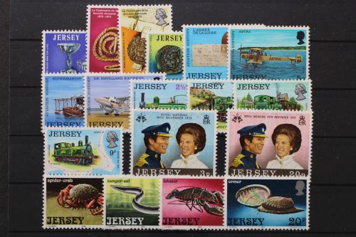Jersey, MiNr. 77-94 Jahrgang 1973, postfrisch