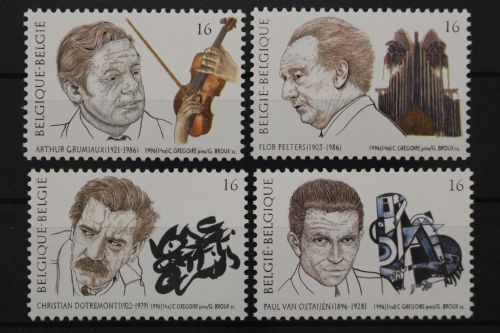 Belgien, MiNr. 2718-2721, postfrisch