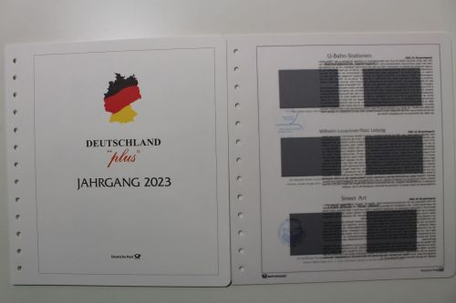 Deutsche Post, Deutschland Plus Jahrgang 2023 Quartal I+II, Vordrucke für Eckrandmarken