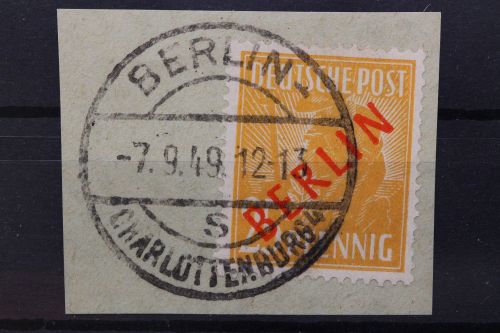 Berlin, MiNr. 27, Briefstück, BPP Signatur