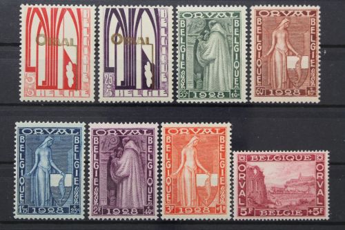 Belgien, MiNr. 235-243, postfrisch