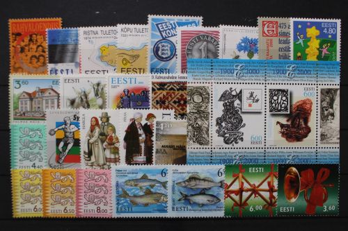 Estland, MiNr. 363-389 Jahrgang 2000, postfrisch