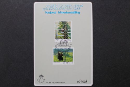Norwegen, MiNr. 867-868 Sonderblatt, ESST