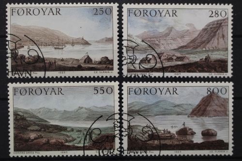 Färöer, MiNr. 112-115, gestempelt