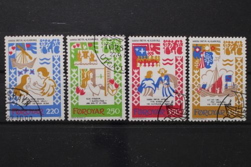 Färöer, MiNr. 75-78, gestempelt