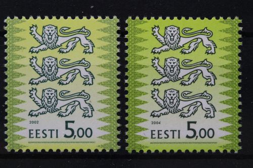 Estland, MiNr. 413 II + III, postfrisch