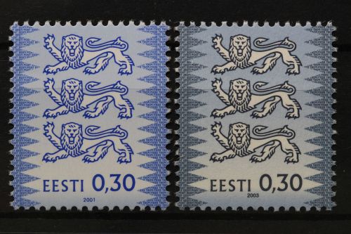 Estland, MiNr. 357 II + III, postfrisch