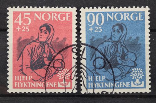 Norwegen, MiNr. 442-443, gestempelt