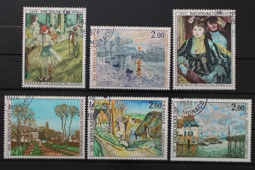 Monaco, MiNr. 1124-1129, gestempelt