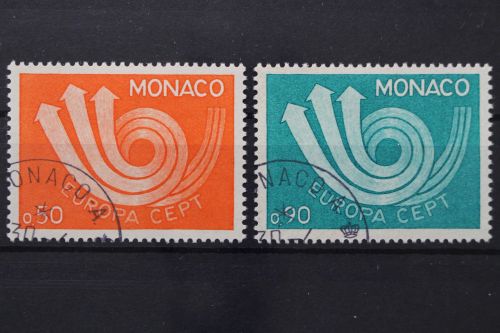 Monaco, MiNr. 1073-1074, gestempelt