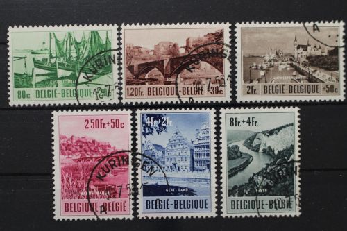 Belgien, MiNr. 967-972, gestempelt