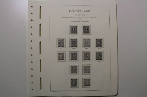 Leuchtturm, Gemeinschaftsausgaben + Bizone 1945-1949, SF-System