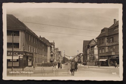 Berlin Lankwitz, Viktoriastrasse, Strassenbahnschienen