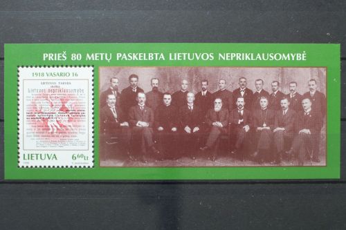Litauen, MiNr. Block 12, postfrisch