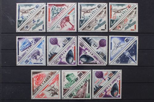 Monaco, MiNr. 538-559, 11 Paare, postfrisch