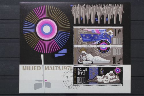 Malta, MiNr. Block 1, gestempelt