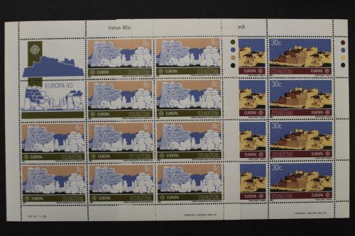 Malta, MiNr. 680-681 Kleinbögen, postfrisch
