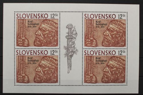 Slowakei, MiNr. 198 Kleinbogen, postfrisch