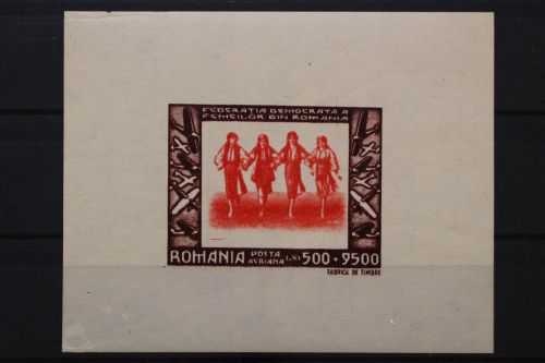 Rumänien, MiNr. Block 35, postfrisch