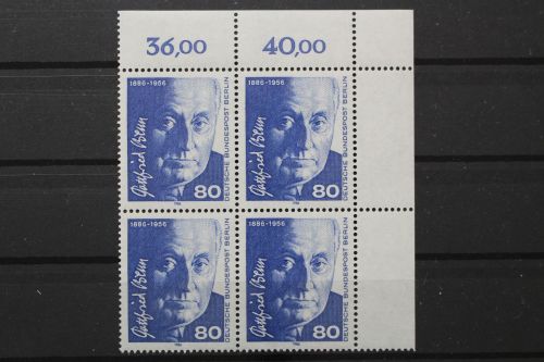Berlin, MiNr. 760 Viererblock Ecke rechts oben, postfrisch