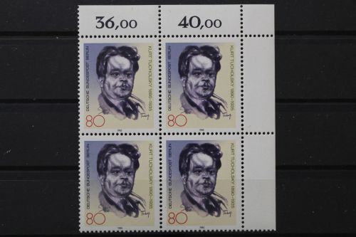 Berlin, MiNr. 748 Viererblock Ecke rechts oben, postfrisch