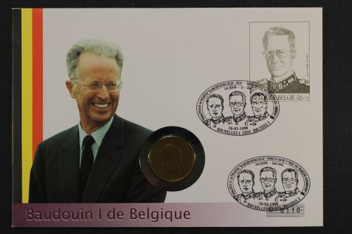 Belgien, Albert II., 1998, Numisbrief