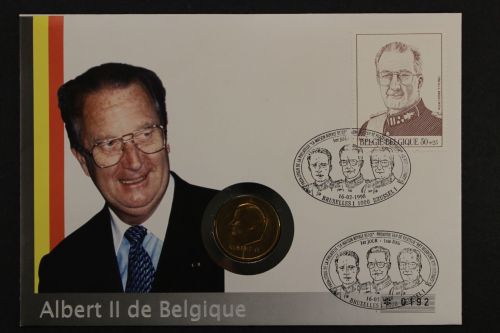 Belgien, Albert II., 1998, Numisbrief