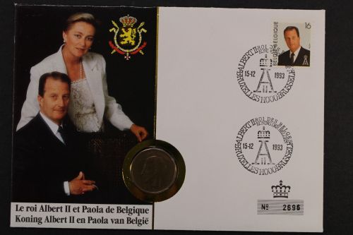 Belgien, Albert II., 1993, Numisbrief