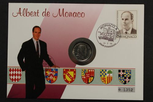 Monaco, Albert, 1995, Numisbrief