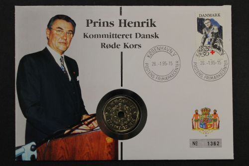 Dänemark, Prinz Henrik, 1995, Numisbrief