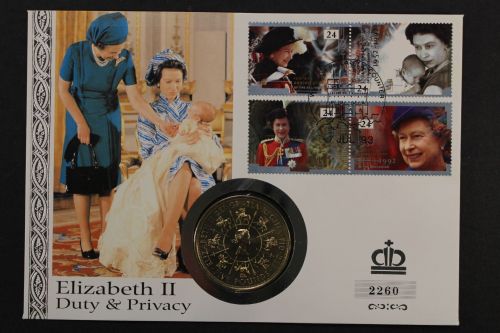 Großbritannien, Elizabeth II. Duty und Privacy, 1993, Numisbrief