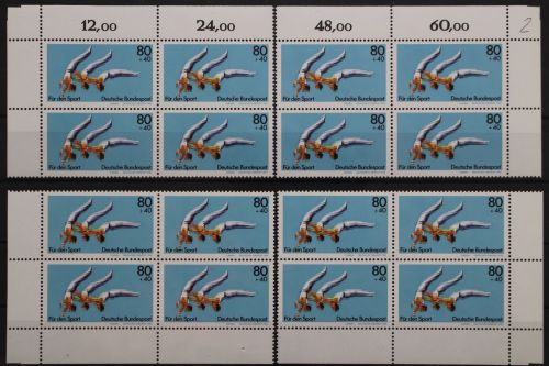 Deutschland (BRD), MiNr. 1172 Viererblock alle 4 Ecken, postfrisch