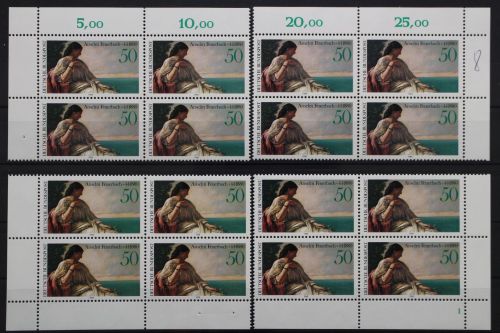 Deutschland (BRD), MiNr. 1033 Viererblock alle 4 Ecken FN 1, postfrisch
