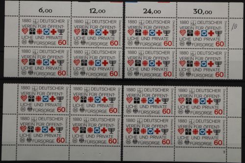 Deutschland (BRD), MiNr. 1044 Viererblock alle 4 Ecken FN 2, postfrisch