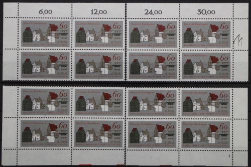 Deutschland (BRD), MiNr. 1084 Viererblock alle 4 Ecken FN 1, postfrisch