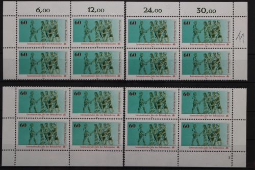 Deutschland (BRD), MiNr. 1083 Viererblock alle 4 Ecken FN 1, postfrisch