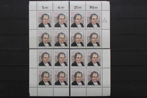 Deutschland (BRD), MiNr. 1082 Viererblock alle 4 Ecken, postfrisch
