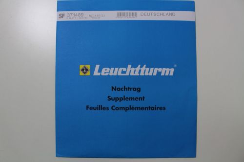 Leuchtturm SF, Vordruckblätter Deutschland 2023